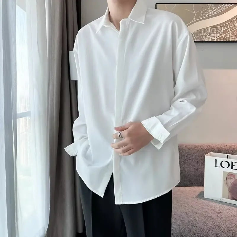 Square Collar Button Up Shirt