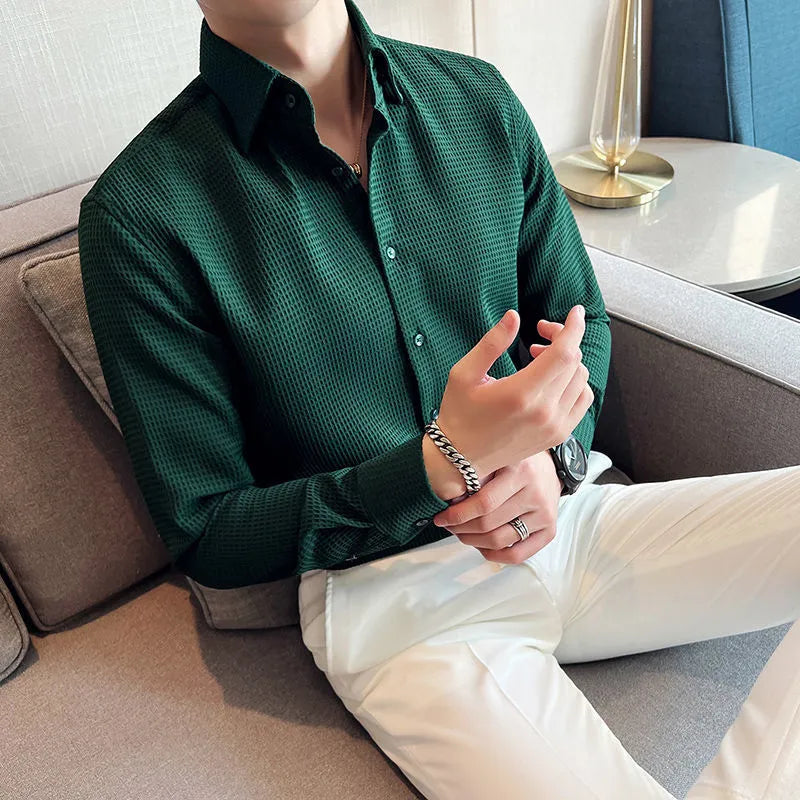 Textured Dress Shirt