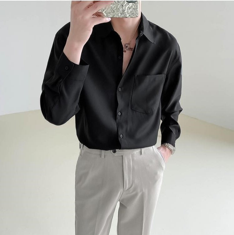 Single Pocket Button Up Shirt