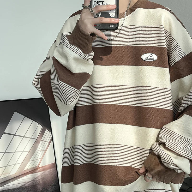 Striped Crewneck Sweater