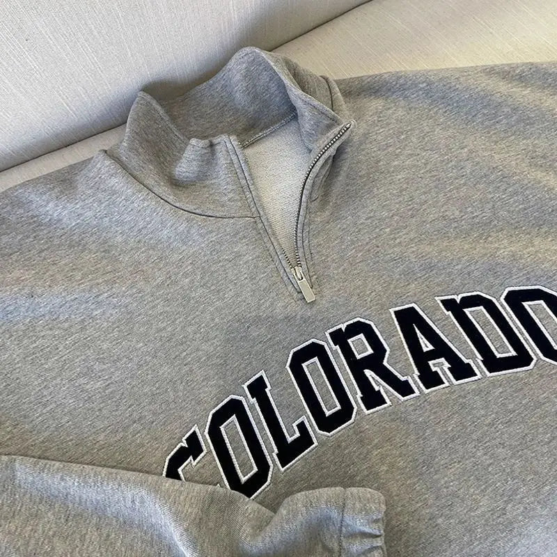 Colorado Quarter Zip Sweater