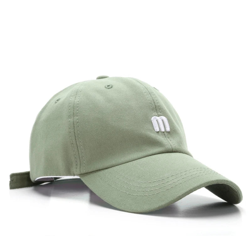 Embroidered M Baseball Cap