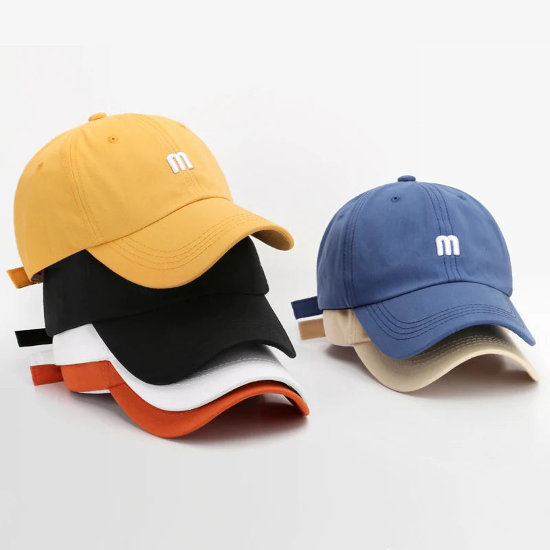 Embroidered M Baseball Cap