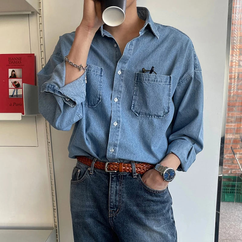 Double Pocket Denim Shirt